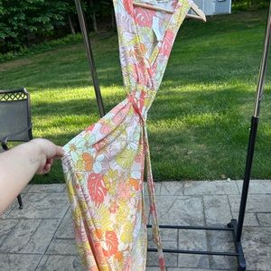 NWT floral maxi dress